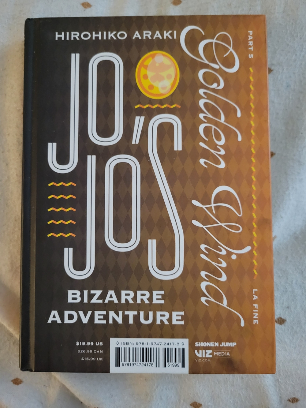 Jojos Bizarre Adventure Part 5 By Hirohiko Araki Hardback Manga